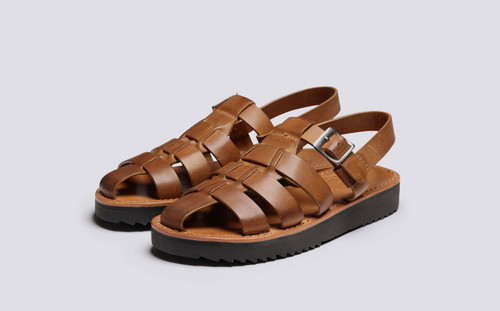 Queenie | Womens Sandals in Ginger Burnished Nubuck | Grenson - Main View