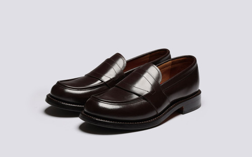 Susie | Womens Loafers in Brown Leather | Grenson - Main View