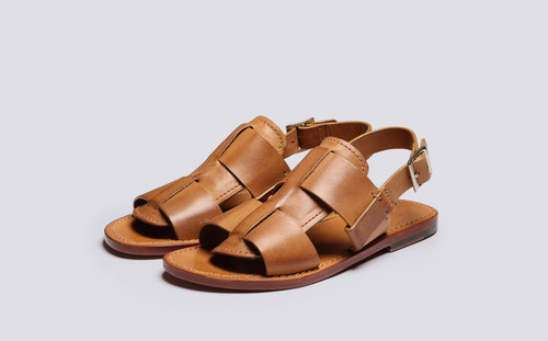 Willa 3 | Womens Sandals in Ginger Nubuck | Grenson - Main View