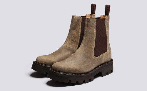 Milly | Womens Chelsea Boots in Waxy Leather | Grenson - Main View