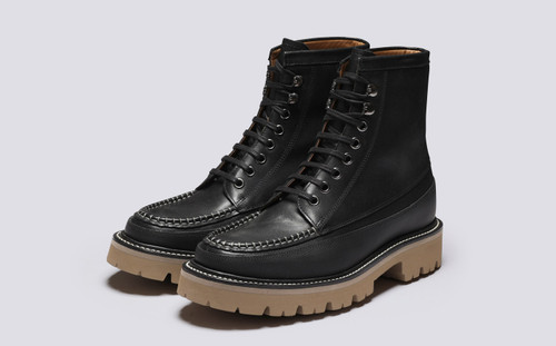 Katherine | Womens Boots in Black Leather | Grenson - Main View