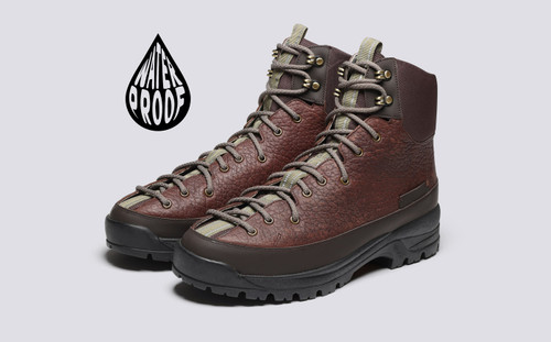Grenson Barbour ブーツ　6G グッドイヤーウェルト 114868_sneaker71_threeequarter