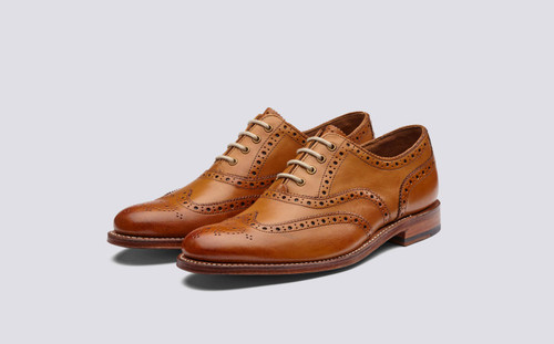 cheap leather brogues