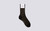 Mens Socks | Reptile Socks in Brown | Grenson - Full View
