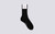 Mens Socks | 100% Recycled Socks in Black | Grenson - Full View