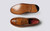 Grenson Archie in Tan Calf Leather - Sole & Upper View