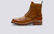 Grenson Fred in Tan Calf Leather - Side View