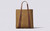 Tote Bag in Khaki Canvas | Grenson - Main View