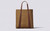 Tote Bag in Khaki Canvas | Grenson - Back View