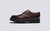 Archie | Mens Brogues in Brown Handpainted Leather | Grenson - Side View