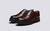 Archie | Mens Brogues in Brown Handpainted Leather | Grenson - Main View