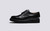 Curt | Black Shoes for Men in Calf Leather Rubber Sole | Grenson - Side View