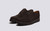 Curt | Brown Shoes for Men in Suede on Rubber Sole | Grenson - Main View