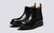 Colin | Chelsea Boots for Men in Black Leather | Grenson - Main View