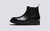 Colin | Chelsea Boots for Men in Black Leather | Grenson - Side View