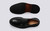 Hanbury | Mens Monk Shoes in Black Leather Grain | Grenson - Top and Sole View