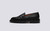Bartlett | Loafers for Men in Black Grain Leather | Grenson - Side View