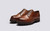 Drew | Mens Brown Shoes in Walnut Nubuck | Grenson - Main View