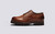 Drew | Mens Brown Shoes in Walnut Nubuck | Grenson - Side View