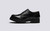 Drew | Black Shoes for Men in Pull Up Leather | Grenson - Side View