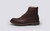 Grenson Vincent in Brown Russia Grain Leather - Side View