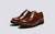 Curt | Brown  Shoes for Men in Hi Shine Leather | Grenson - Main View