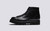 Andy | Monkey Boots for Men in Black Colorado | Grenson - Side View