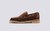 Sheldon | Boat Shoes for Men in Brown Eco Suede | Grenson - Side View