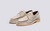 Sheldon | Boat Shoes for Men in Beige Eco Suede | Grenson - Main View