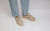 Sheldon | Boat Shoes for Men in Beige Eco Suede | Grenson - Lifestyle View