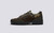 Sneaker 54 | Walking Shoes for Men in Military Green | Grenson - Side View