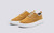 Sneaker 55 | Mens Sneakers in Yellow Eco Suede | Grenson - Main View