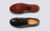 Grenson Shoe No.2 in Black Calf Leather - Sole & Upper View