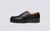 Grenson Shoe No.2 in Black Calf Leather - Side View