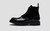 Desmond | Mens Boots in Black Polished Leather | Grenson - Side View