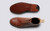 Grenson Shoe No.3 in Tan Grain Calf Leather - Sole & Upper View