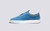 Sneaker 1 | Mens Sneakers in Blue Eco Suede | Grenson - Side View