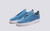 Sneaker 1 | Mens Sneakers in Blue Eco Suede | Grenson - Main View