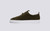 Sneaker 1 | Mens Sneakers in Military Suede | Grenson - Side View