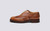 Grenson Shoe No.4 in Tan Grain Calf Leather - Side View