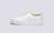Sneaker 55 | Mens Sneakers in White Calf Leather | Grenson - Side View
