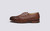 Grenson Shoe No.7 in Brown Woven Calf Leather - Side View