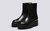 Nicky | Black Boots for Women with Side Zip | Grenson - Main View