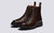 Nanette | Womens Hiker Boots in Brown  Leather | Grenson - Main View