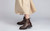Nanette | Womens Hiker Boots in Brown  Leather | Grenson - Lifestyle View 2