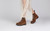 Nanette | Womens Hiker Boots in Brown Suede | Grenson - Lifestyle View