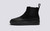 Sneaker 52 | Womens Chelsea Boots Black Suede | Grenson - Side View