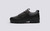 Sneaker 54 | Walking Shoes for Women in Black Leather | Grenson  - Side View