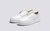 Sneaker 55 | Womens Sneakers in White Leather | Grenson - Main View