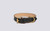 Small Dog Collar | Handmade Black Rubberised Leather | Grenson - Main View